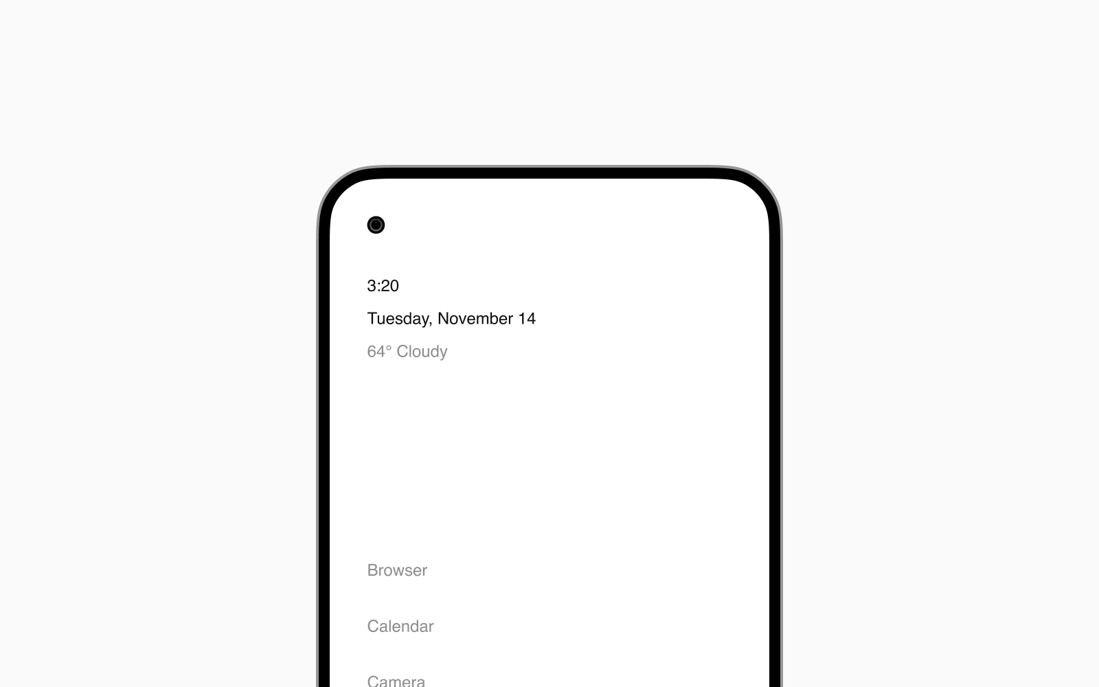 Mobile operating system concept